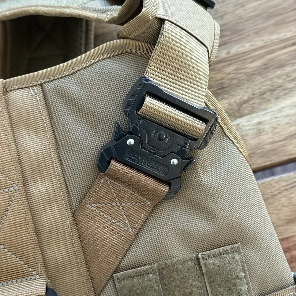 ICEFANG Tactical Dog Operation Harness Buckle,Dog Molle Vest Handle Size XL NWOT